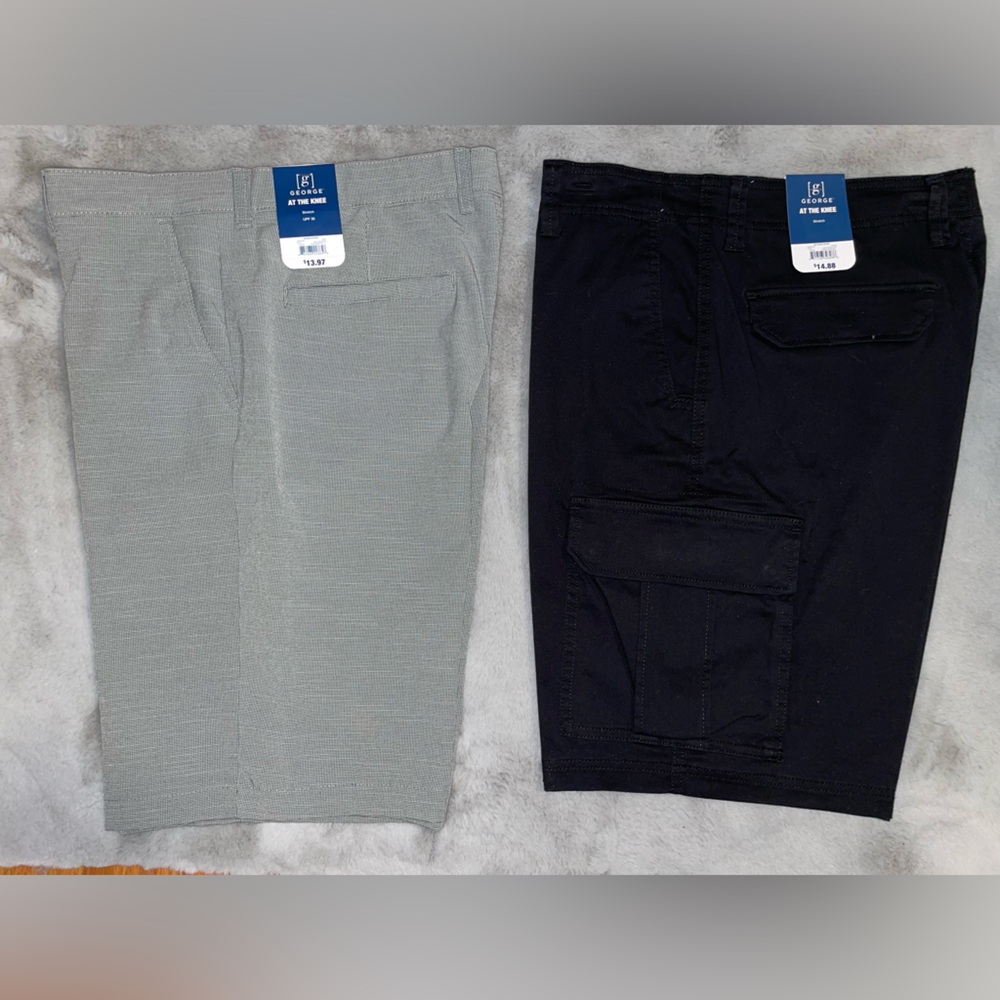 ☀️NWT Men's Gray and Black Shorts